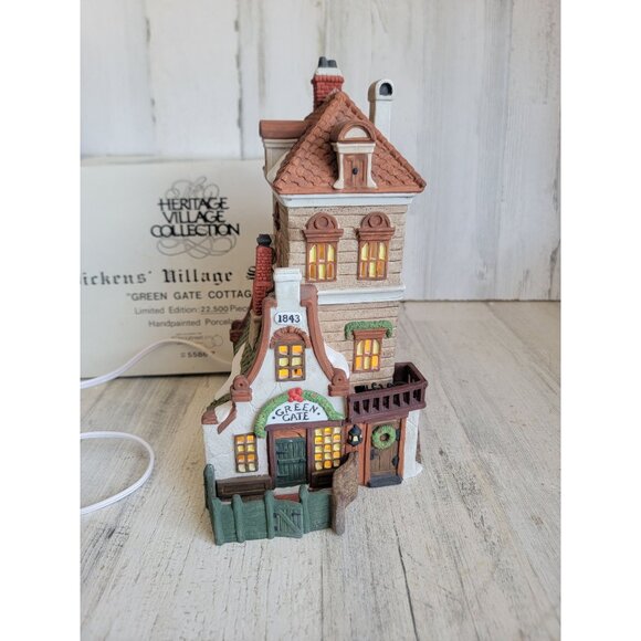Dept 56 55867 Green Gate Cottage Heritage village - Picture 2 of 10